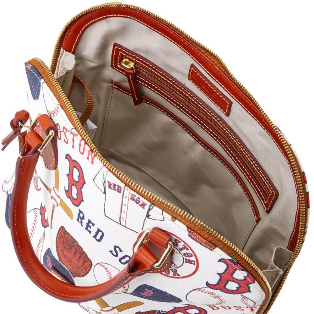 Dooney & Bourke MLB Boston Red Sox Zip Zip Satchel - RED SOX - Picture 3 of 4